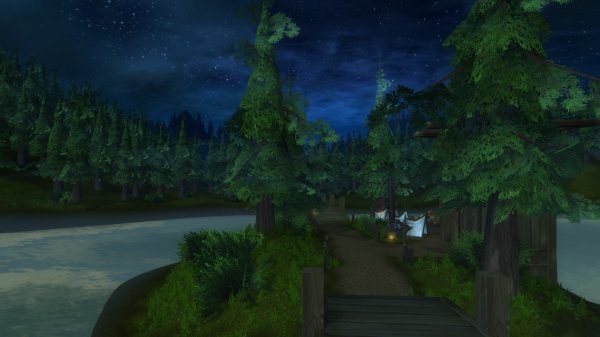Thondroril Bridge at Night