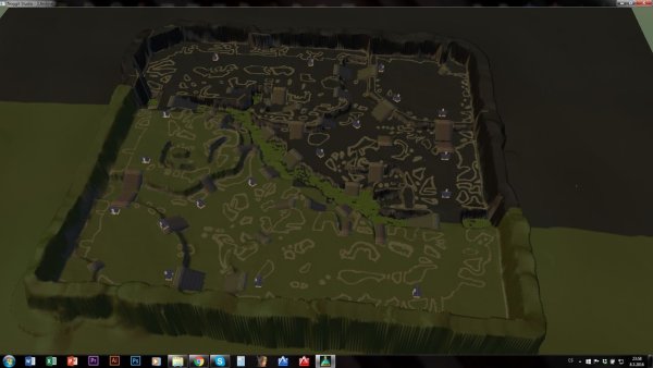 Polished terrain