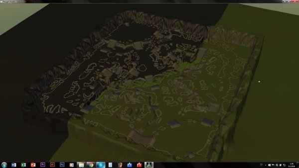 Mountains around map