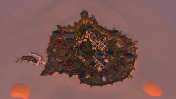 From above