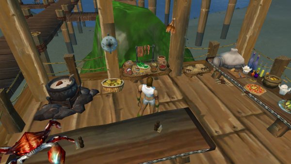Cameroon seaside restaurant