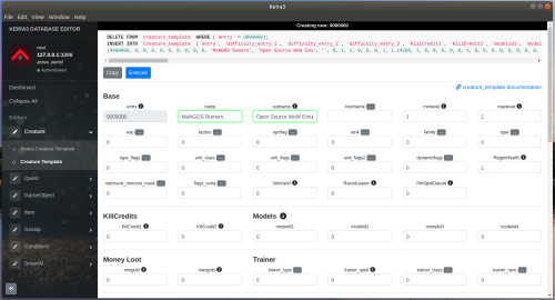More information about "Keira3: modern and cross-platform database editor for WoW"