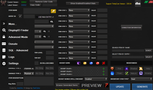 More information about "Armor Creator [TrinityCore] [3.3.5] Latest"